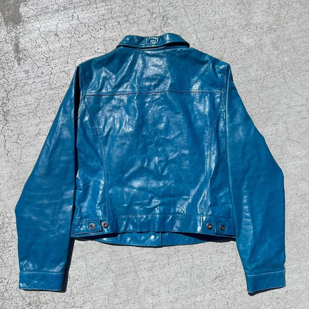 Retro leather jacket - Picture 3 of 3